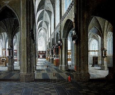 Interno di una Cattedrale da Pieter the Elder Neefs